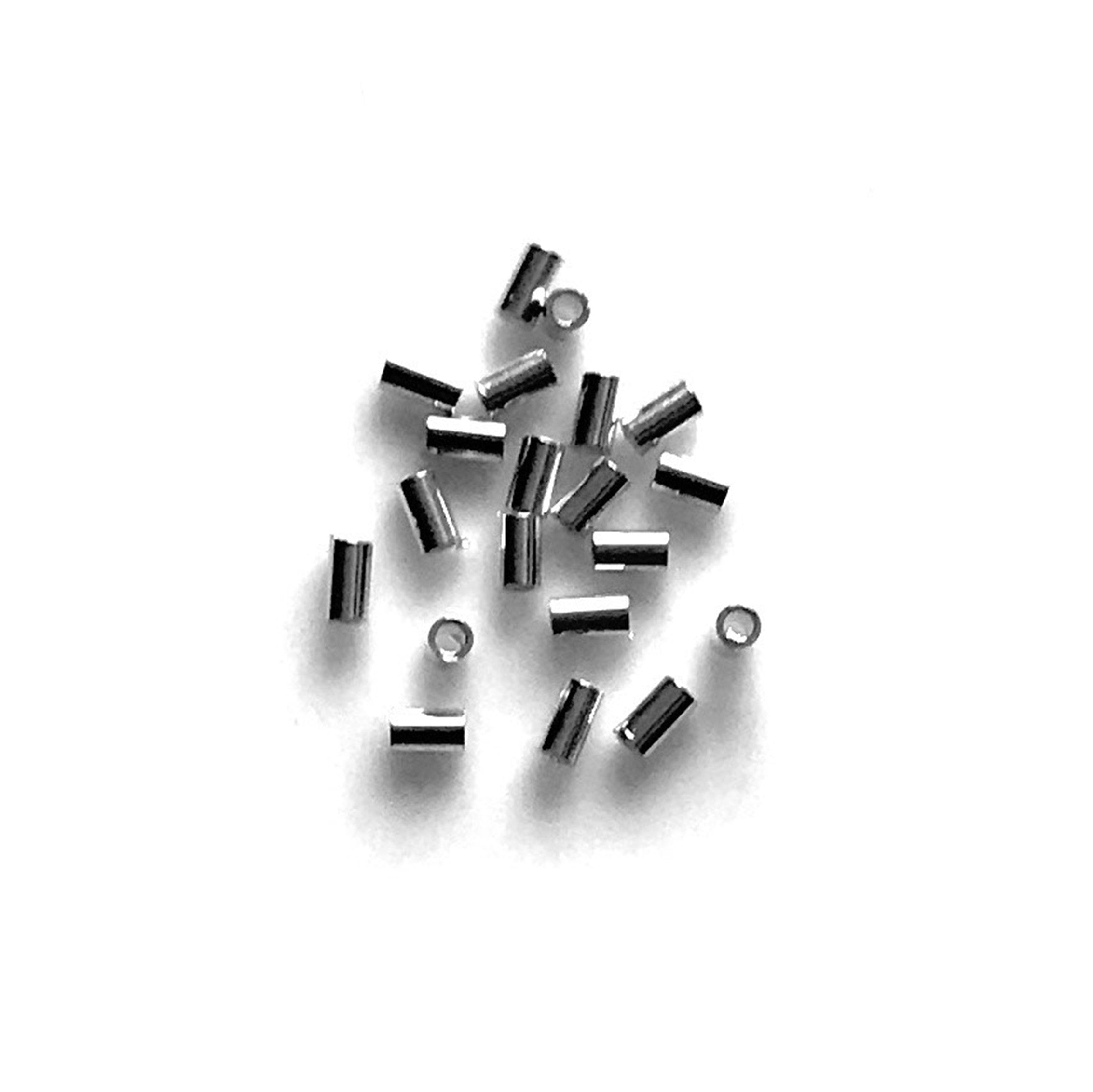 Crimp Tubes Sterling Silver - 3x3mm (Price Varies)